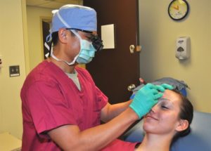 doctor with patient