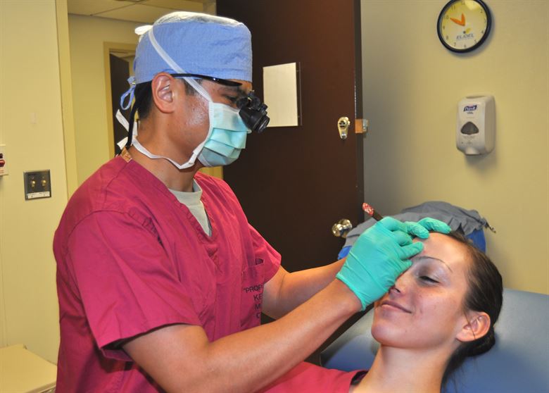 doctor with patient