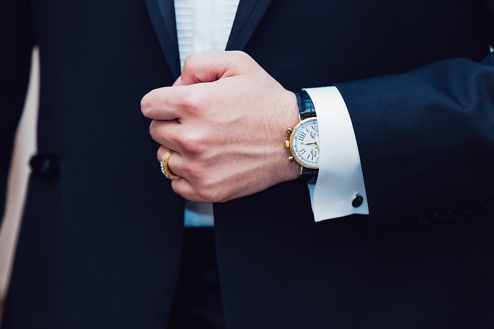 man with a watch